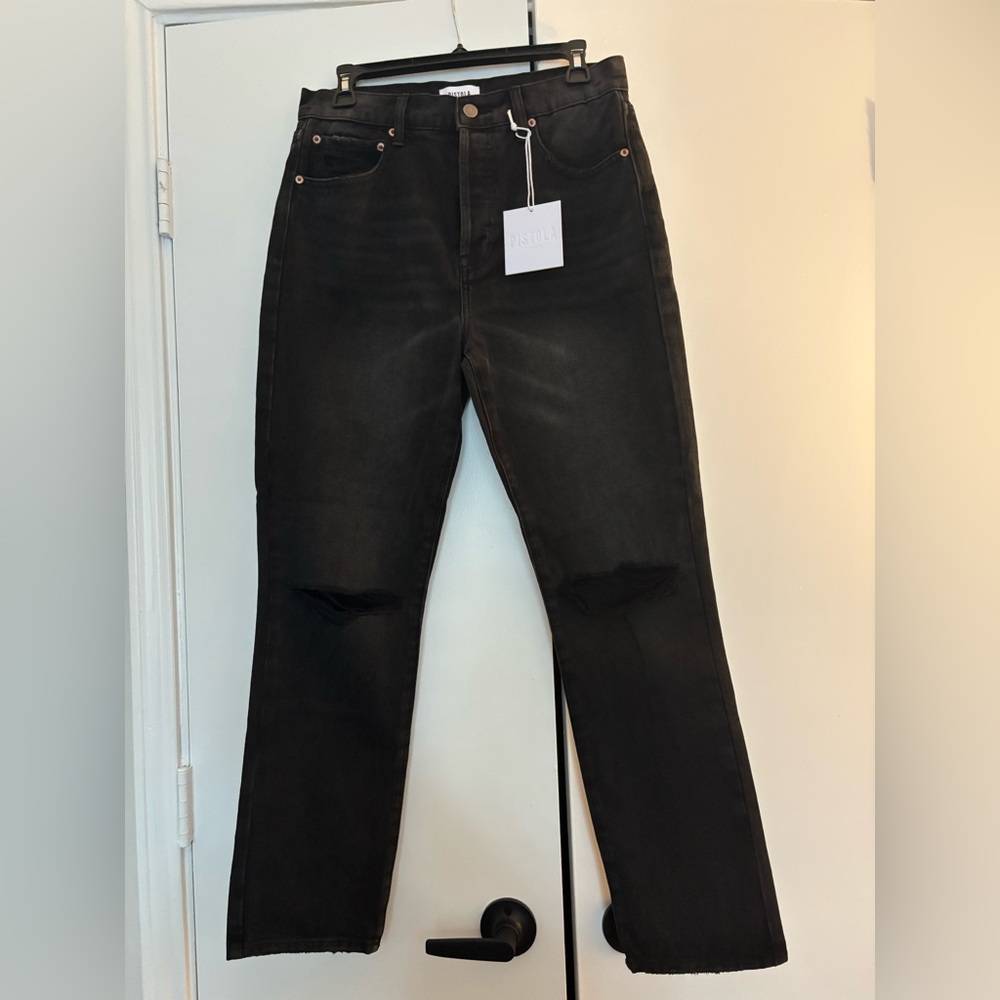 Pistola Keaton High Rise Slim Straight Jeans, Size 28
